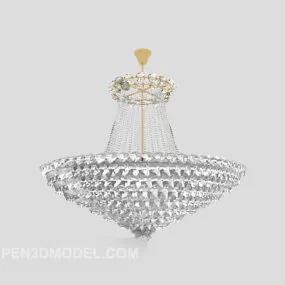 Large High-end Chandelier 3d model