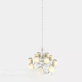 Large Home Chandelier 3d model