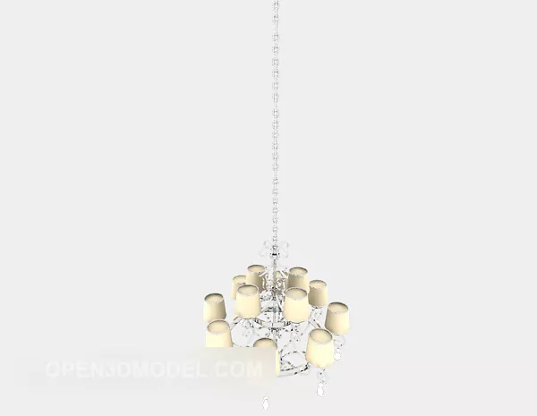 Large Home Chandelier 3d model Large Home Chandelier 3d model