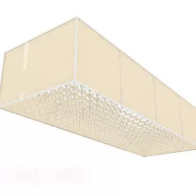 Large Light-colored Chandelier 3d model