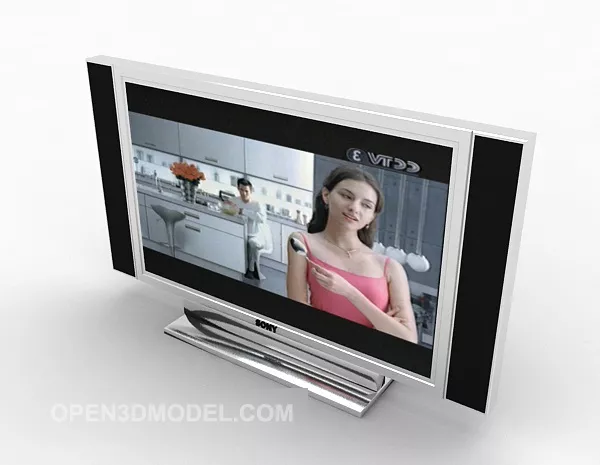Large Screen Tv 3d model Large Screen Tv 3d model