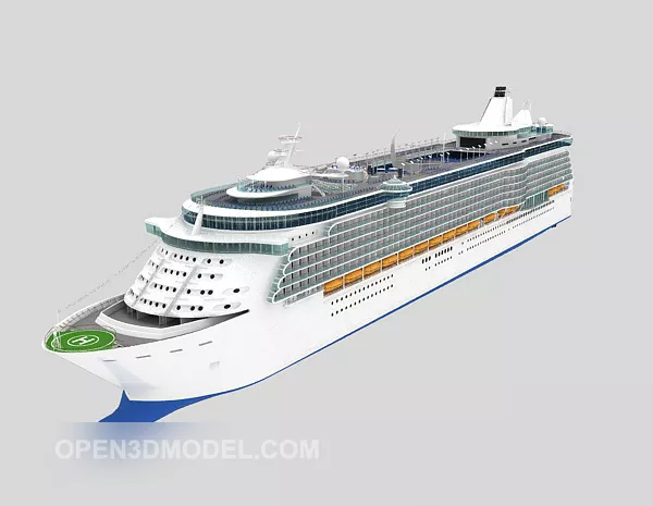 Bulk Cargo Ship 3d model