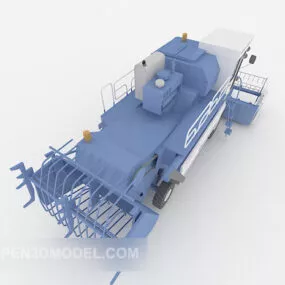 Large Trailer Vehicle 3d model