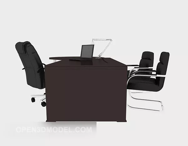 Lead Desk 3d model Lead Desk 3d model