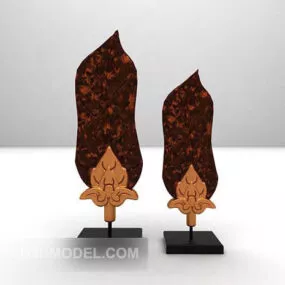 Leaf Decoration Furniture 3d model