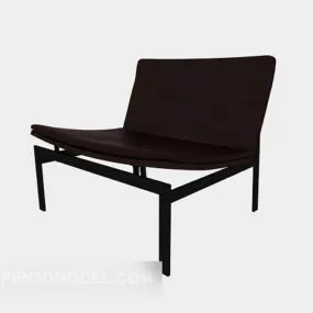 Leather Lounge Chair 3d model