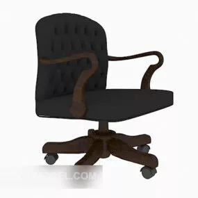 Leather Mobile Boss Chair 3d model