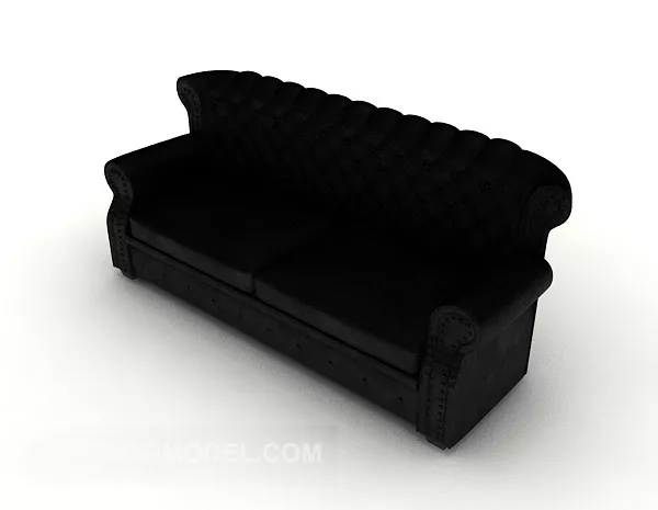Leather Modern Multiplayer Sofa 3d model Leather Modern Multiplayer Sofa 3d model