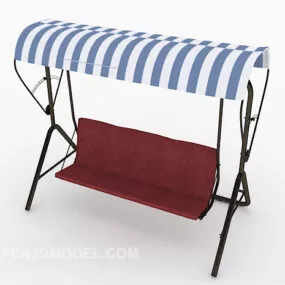 Outdoor Playground Swing 3d model