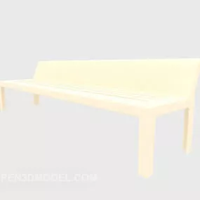 Leisure Bench Stool 3d model