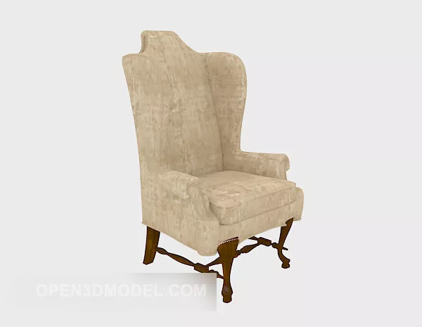 Relaxing High Back Sofa Chair 3d model Relaxing High Back Sofa Chair 3d model