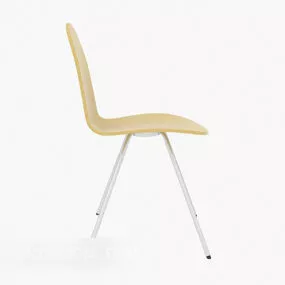 Leisure Modern Wooden Chair 3d model