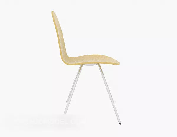 Leisure Modern Wooden Chair 3d model Leisure Modern Wooden Chair 3d model