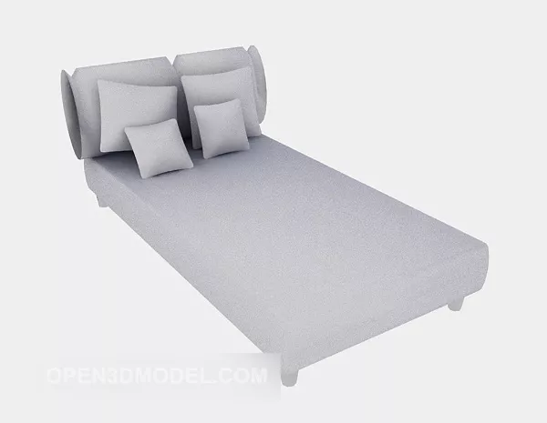 Leisure Single Mattress Bed 3d model Leisure Single Mattress Bed 3d model
