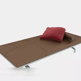 Brown Leisure Sofa 3d model