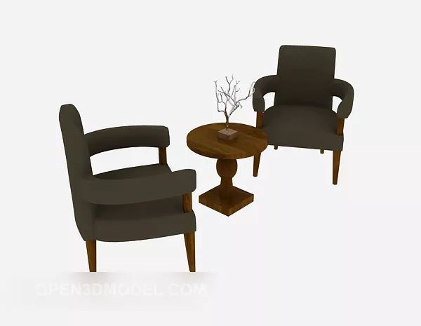 Leisure Sofa Coffee Table Table Chair 3d model Leisure Sofa Coffee Table Table Chair 3d model