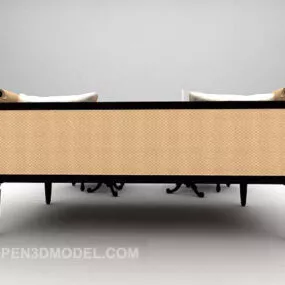 Leisure Table Chair Furniture 3d model