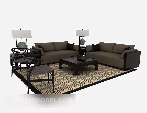 Modern Sofa Furniture 3d model Modern Sofa Furniture 3d model