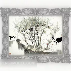 European Painting Frame 3d model