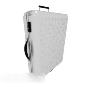Light Bag White Color 3d model