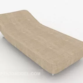 Light Brown Couch Chair Chair 3d model
