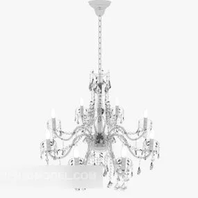 Light-colored Home Chandelier 3d model