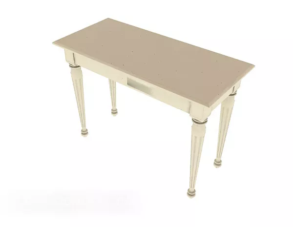 Light-colored Wooden Home Side Table 3d model Light-colored Wooden Home Side Table 3d model