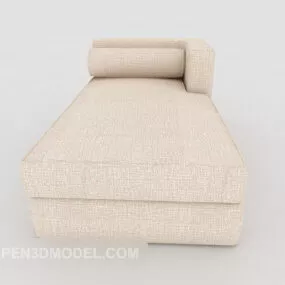 Light-colored Home Sofa 3d model