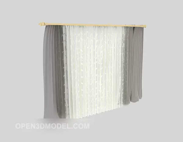Light Curtain 3d model Light Curtain 3d model