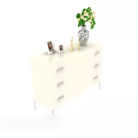 Light Fresh Edge Cabinet 3d model