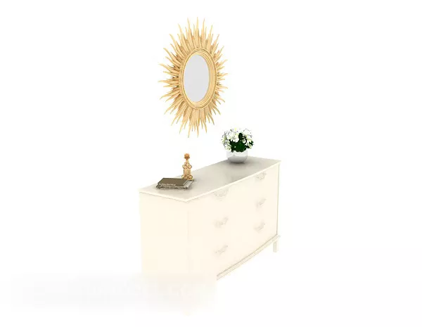 Light Fresh Hall Cabinet 3d model Light Fresh Hall Cabinet 3d model