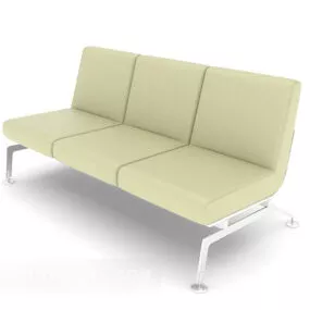 Light Green Lounge Chair 3d model