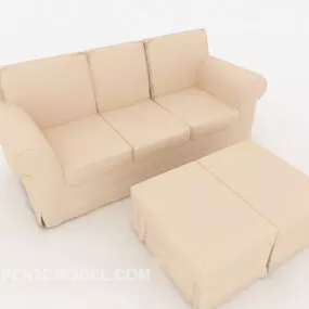 Light Line Combination Sofa 3d model