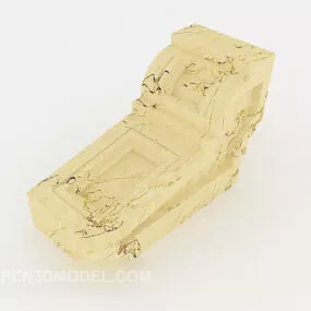 Carving Marble Eoropean Component 3d model