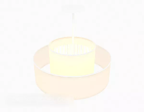 Modern Square Ceiling Lighting 3d model