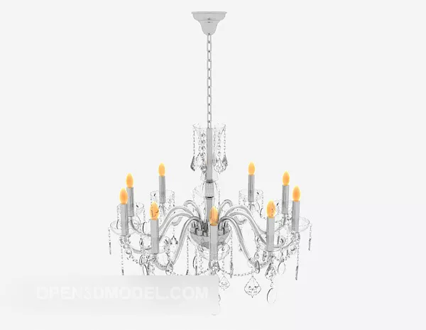 Antique Pendant Light Bulb 3d model