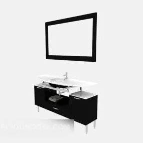 Bath Cabinet Mirror 3d model