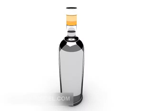 Liquor, Rice Wine 3d model Liquor, Rice Wine 3d model