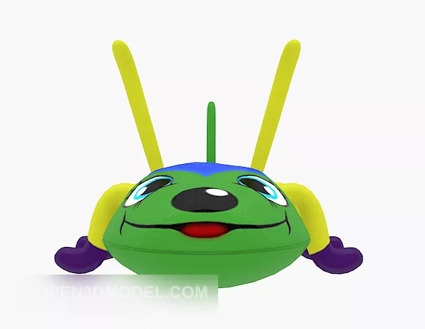 Little Ant Stuff Toy 3d model Little Ant Stuff Toy 3d model