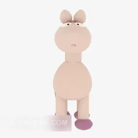 Little Donkey Children Stuff Toy 3d model
