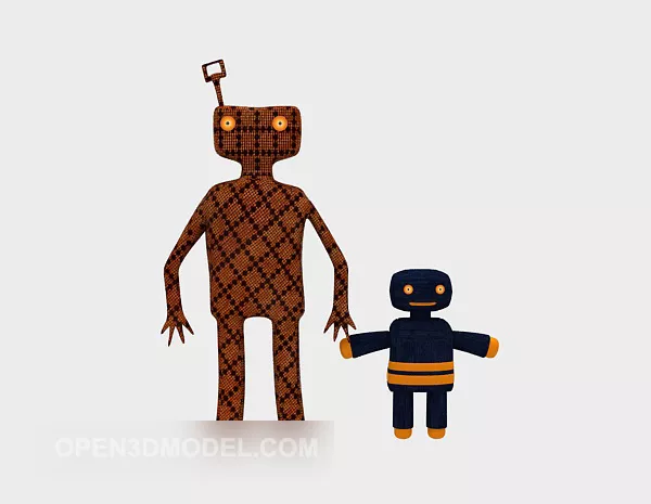 Man In Jean Pant Character 3d model