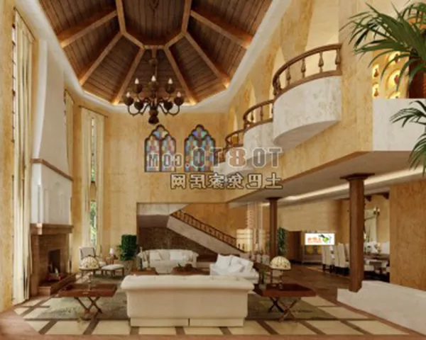 Mediterranean Living Room Design Interior 3d model Mediterranean Living Room Design Interior 3d model