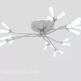 Living Room Craft Chandelier 3d model