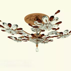 Living Room Crystal Home Chandelier 3d model