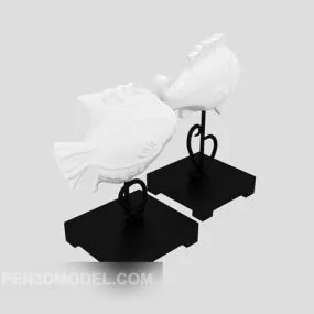 Fish Figurine Ware Decoration 3d model