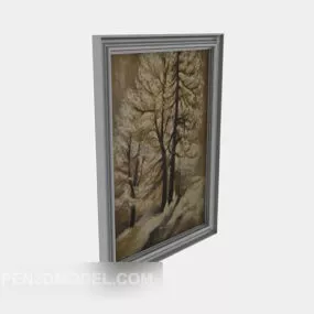 Living Room Decoration Hanging Painting 3d model