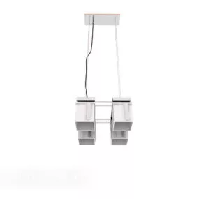 Living Room Furniture Chandelier 3d model