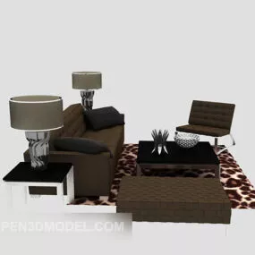 Living Room Sofa 3d model