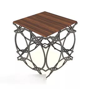Living Room Sofa Coffee Table Antique 3d model