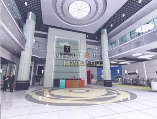 Hotel Hall Entrance Space 3d model Hotel Hall Entrance Space 3d model
